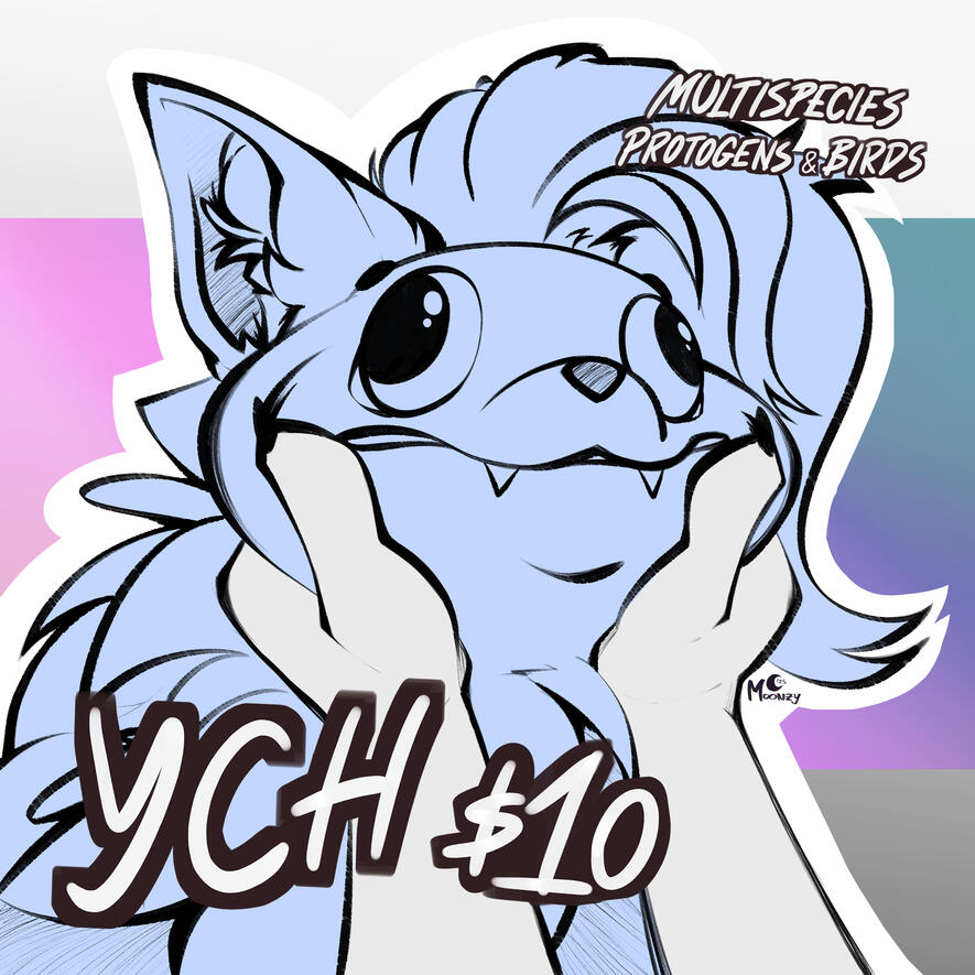 Cheek stretch YCH